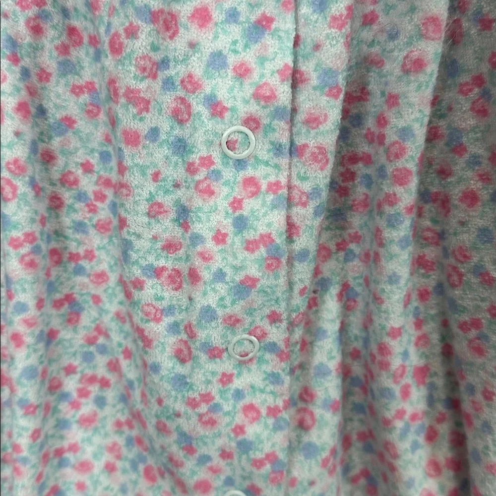 Vintage Carter's‎ Pink and White Floral Footie